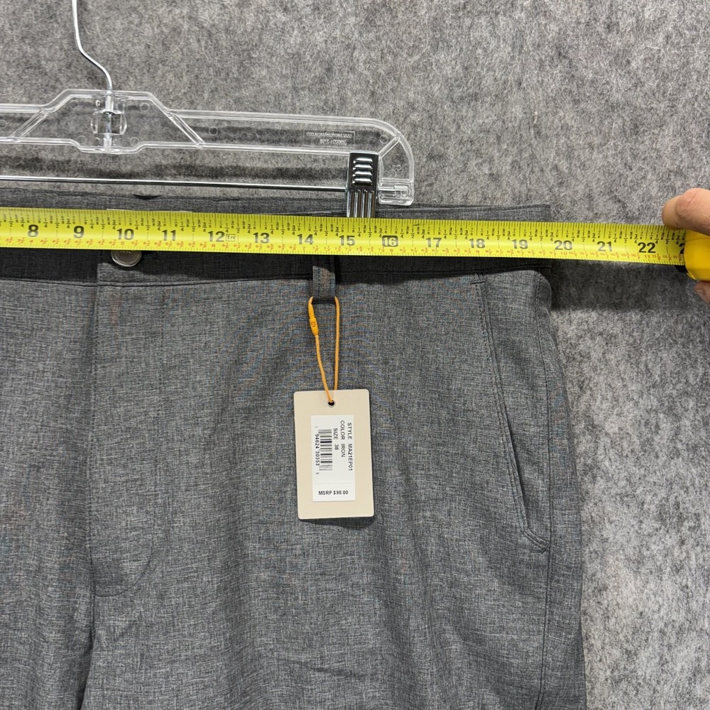 Peter Millar Shackleford Performance Shorts Crown Sport Men's 38‎ Gray Logo New - Picture 5 of 13